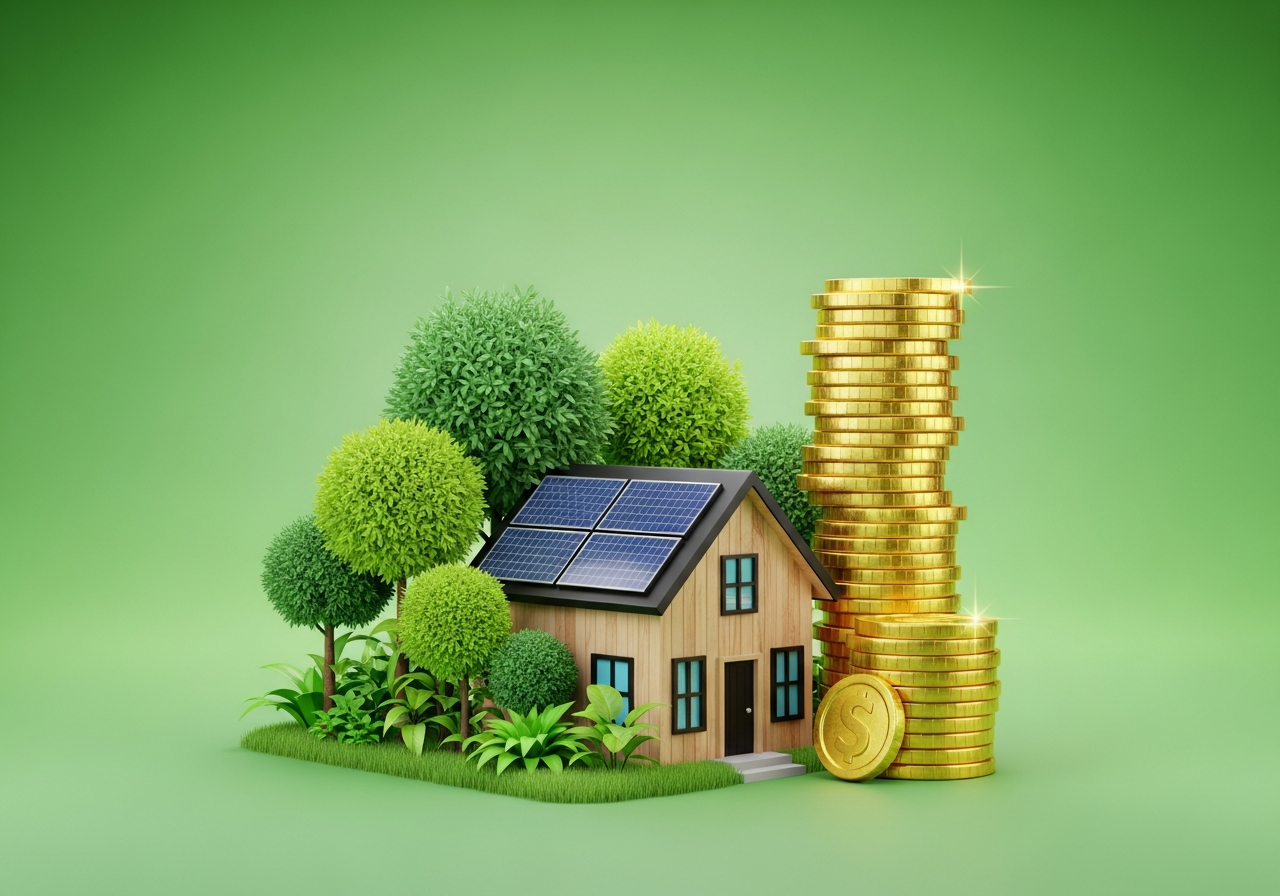 Energiebespaarlening illustratie
